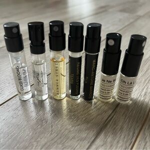 Set of Niche Fragrance Sample Vials
